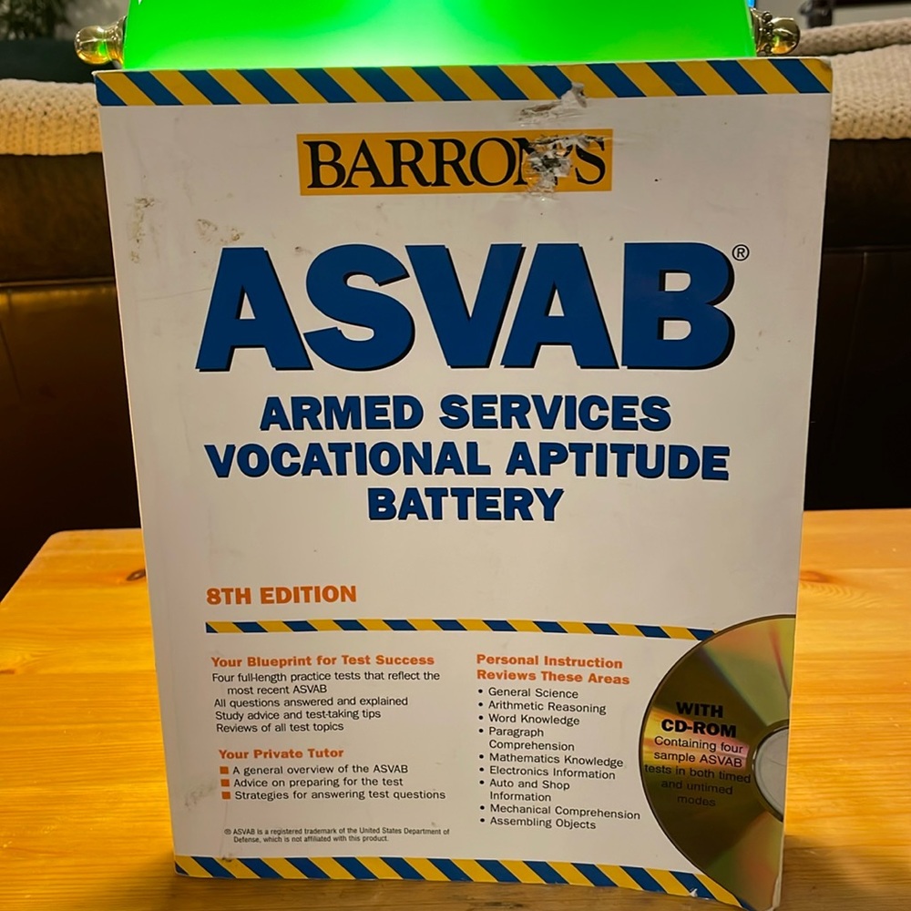 Barron’s ASVAB Study Guide